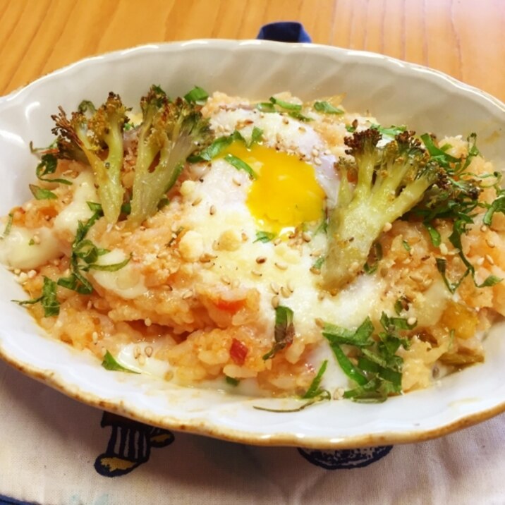 リメイク！焼きチーズミネストローネリゾット